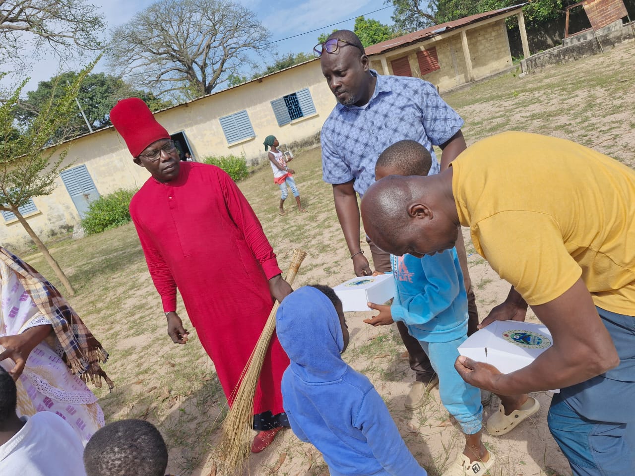 Supplies from BridgeMed Kits in use